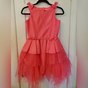 Harajuku Lovers hot pink heart cut-out dress
